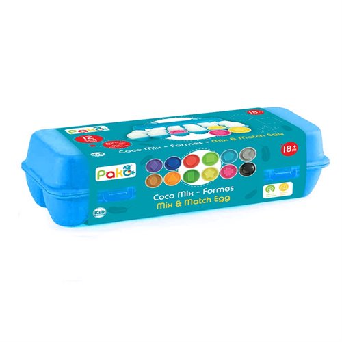 Little Hero Match & Count Eggs  Multicolour - 12 Pieces