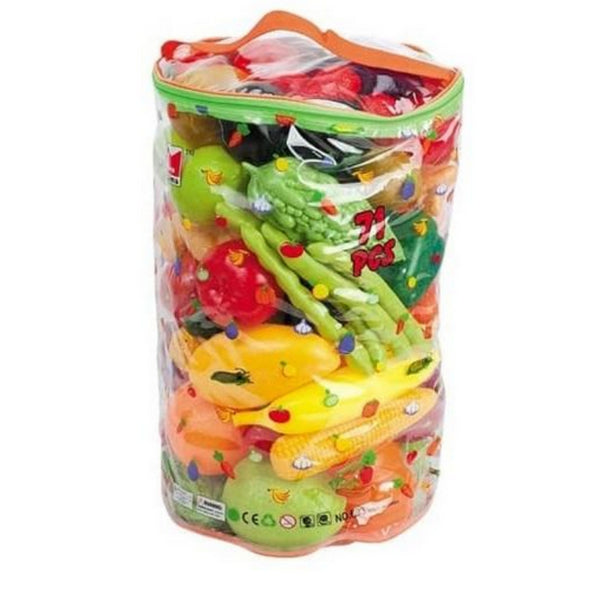 Educational Toy Vegetable Fruit Jumbo 70 Pieces