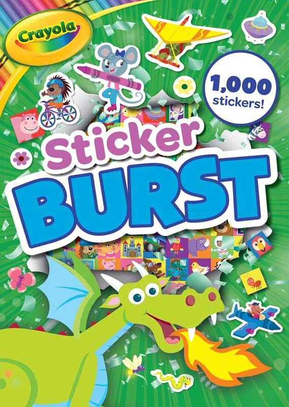 Alligator Books Crayola Sticker Burst - English