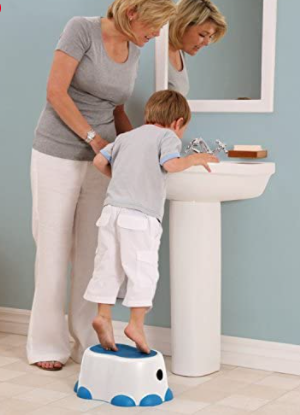 Baby Anti Slip Step Stool for Toddler, Powder Blue