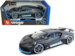 Bburago Bugatti Divo 1:18 scale diecast model Car Matte - Grey