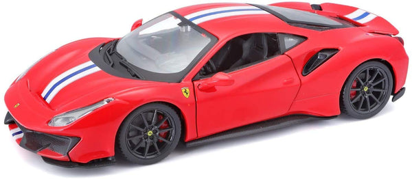 Bburago Ferrari 488 Pista Coupe Diecast 1:24 Car - Red