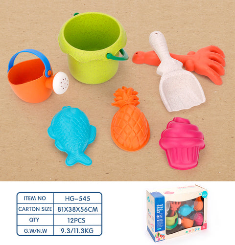 Beach toy 7pcs set Roll Up