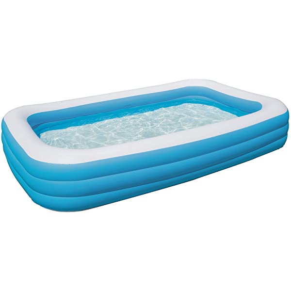 Bestway deluxe blue rectangular family pool