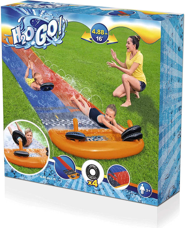 Bestway H2Ogo Splashy Speedway Slide 488Cm