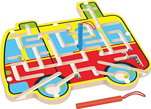 Bus magnetic pen maze