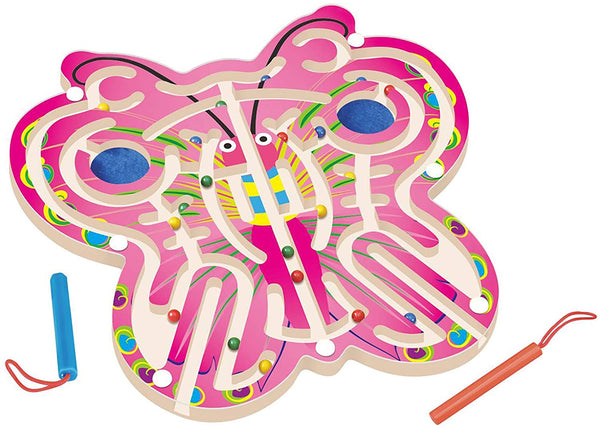 Butterfly Magnetic pen maze