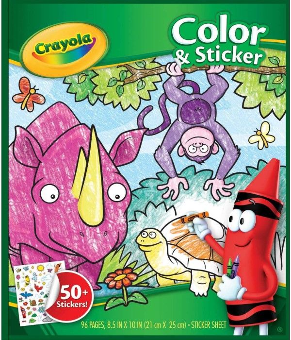 COLOR & STICKER, ANIMALS