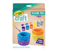 Crayola Craft Texture Pots Craft Kit