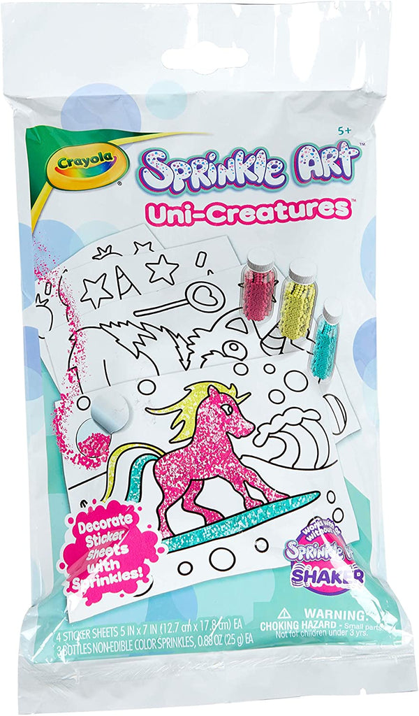 Crayola - Sprinkle Art, Uni-Creature Activity Kit