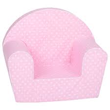 Delsit Arm Chair - Pink W.White Dots