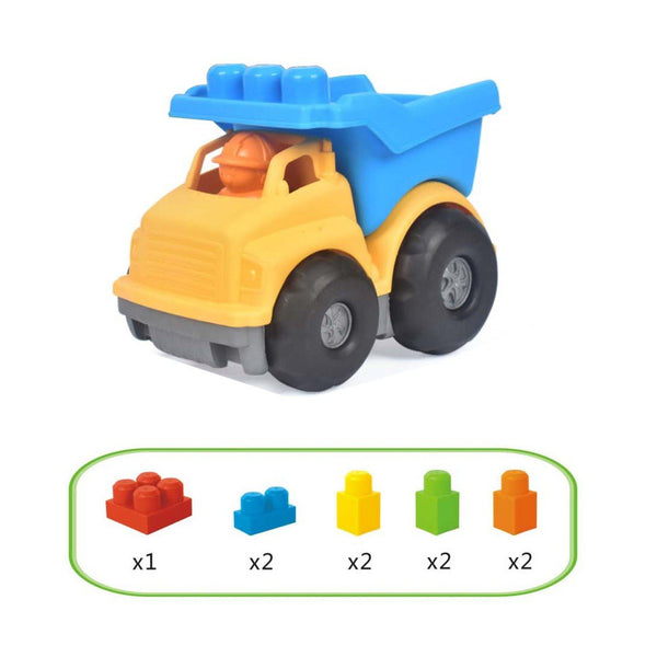 ECO FRIENDLY DUMPER-2 BRICKS VEHICLE -ROLL UP