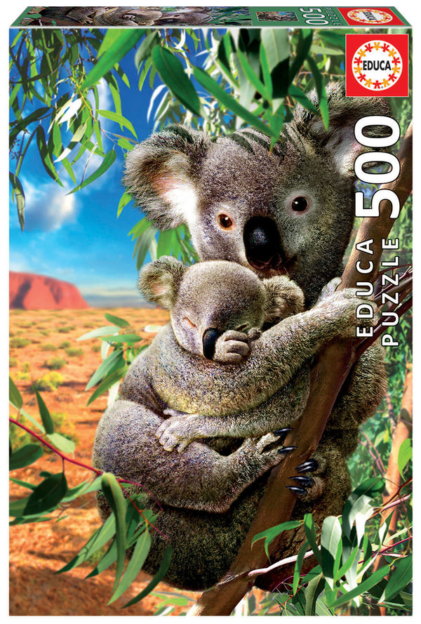 Educa Puzzles - 500 Koala And Cub - Suitable for 3 years and above