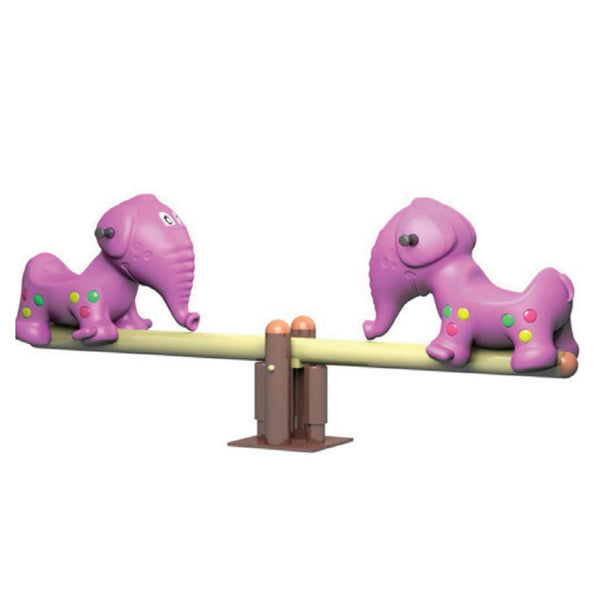 Elephant shape Outdoor seesaw