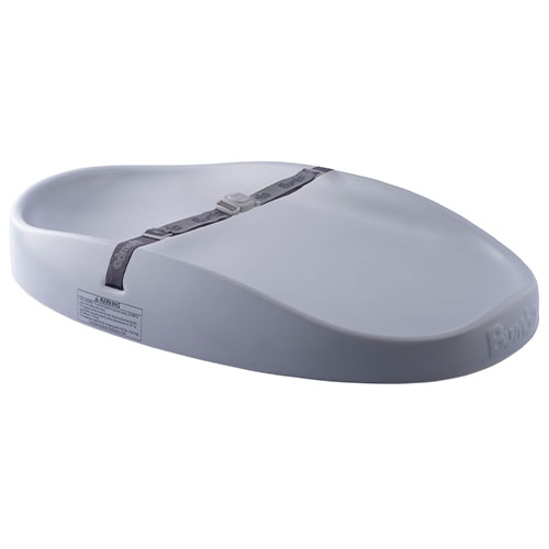 Ergonomically shaped soft Changing Pad - Cool Grey