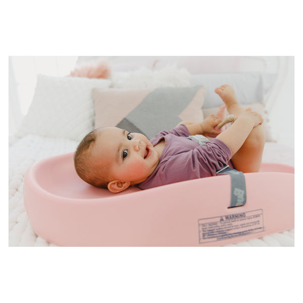 Ergonomically shaped soft Changing Pad - Cradle Pink