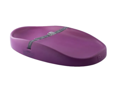 Ergonomically shaped soft Changing Pad - Grape