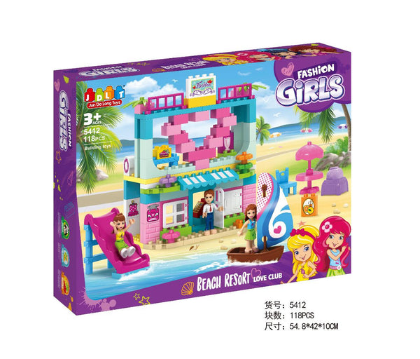 Fashion Girl Block Set P,Bx