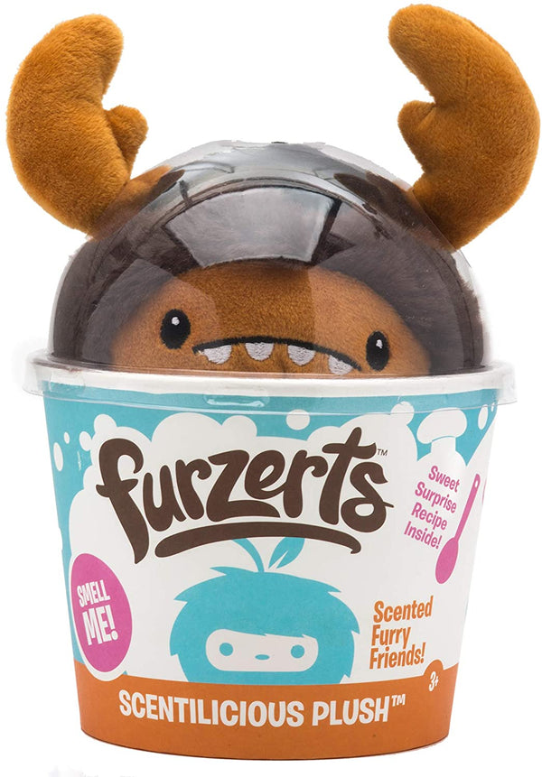 Furzerts Scented Plush Dessert with Recipe Chocolate Melvin Moose