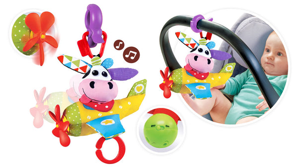 Yookidoo Tap 'N' Play Musical Plane - Cow