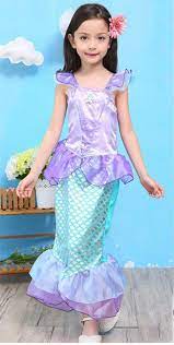 Girls Mermaid Costume Purple And Green