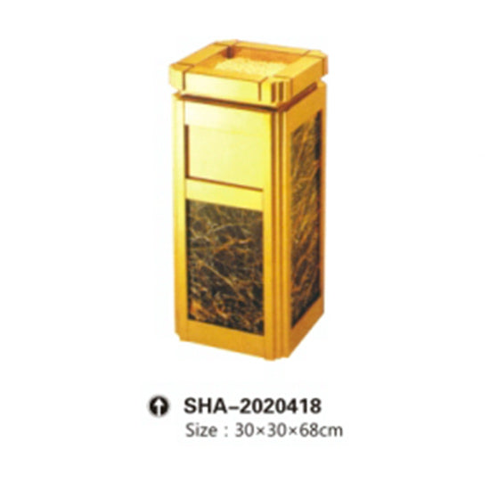 GOLD Cabinate Single Trash Bin For Kids-Golden 2