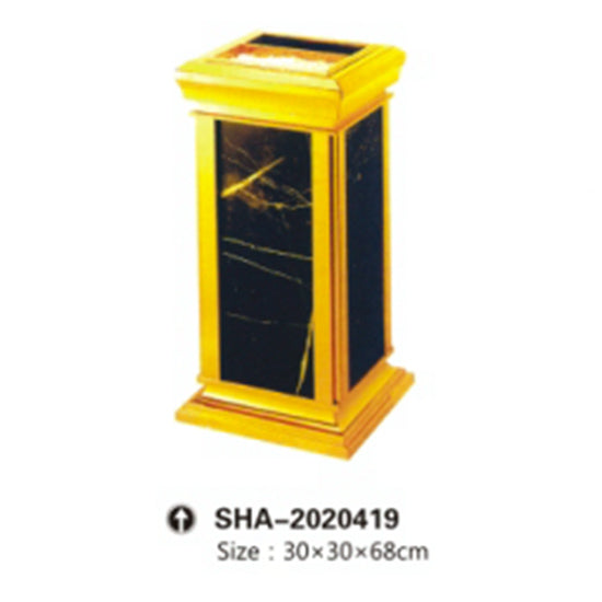 Cabinate Single Trash Bin For Kids-Golden 3