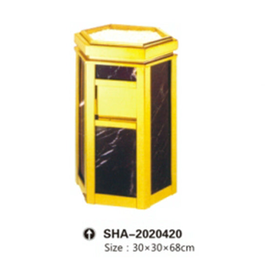 GOLD Cabinate Single Trash Bin For Kids-Golden 4