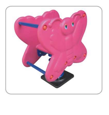 GOLD Pink Outdoor playground - Butterfly  Spring seesaw