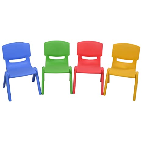 Gold - Plastic Kindergarten Chair