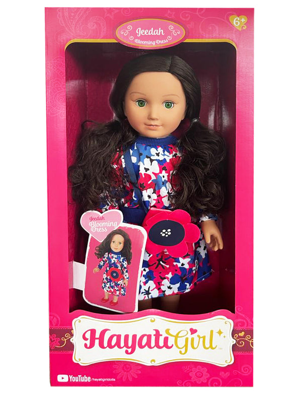 Hayati Girl Doll Jeeda Bloomng Dres 18 Inch