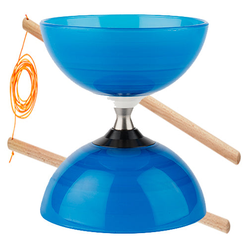 HENRYS DIABOLO BEACH FREE BLUE WITH HANDSTICKS