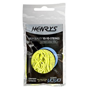 HENRYS YO-YO STRING-SET FLUORESCENT YELLOW