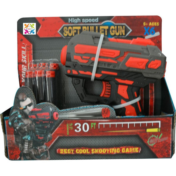 HIGH SPEED PISTOL SOFT BULLET GUN  Roll Up FJ801