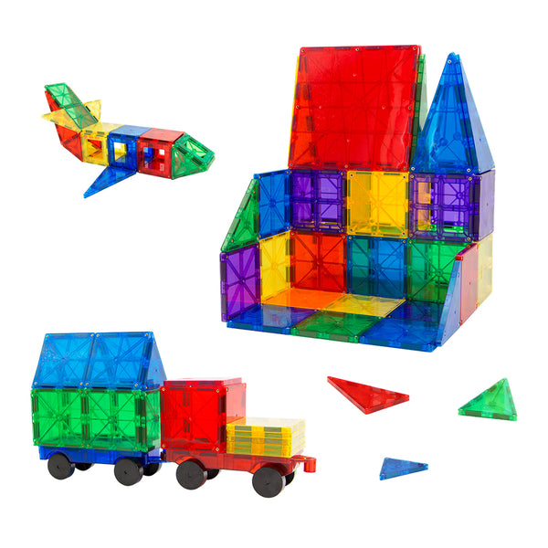 Imagine Tiles 102 Pieces 3D Magnetic Building Tile Set