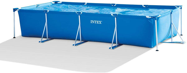 INTEX RECTANGULAR FRAME POOL W/PUMP (4.5X2.2X84)