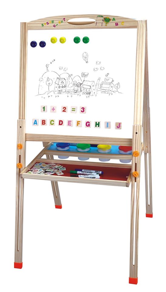 kids wooden lifting children paint