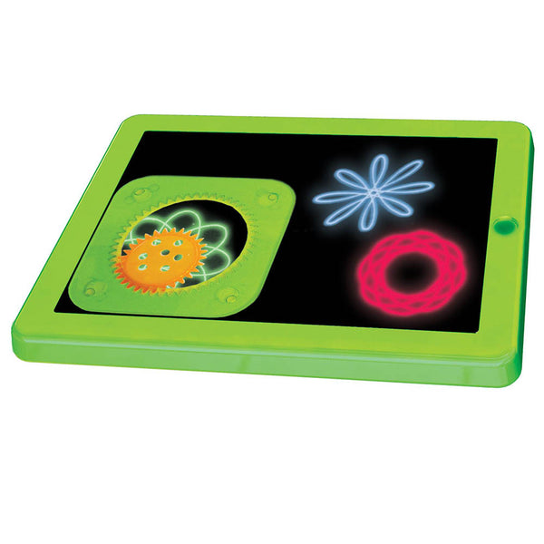 Amav Spiro Art Glowing LCD Writing Drawing & Erasable Doodle Board - Yellow