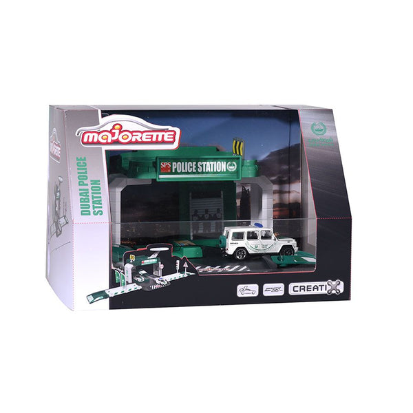 MAJORETTE - DUBAI POLICE STATION W/ 1 CAR