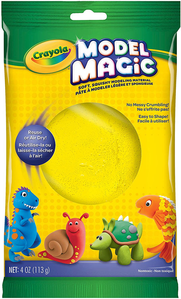 Model Magic, 4-oz. Pouch - Neon Yellow