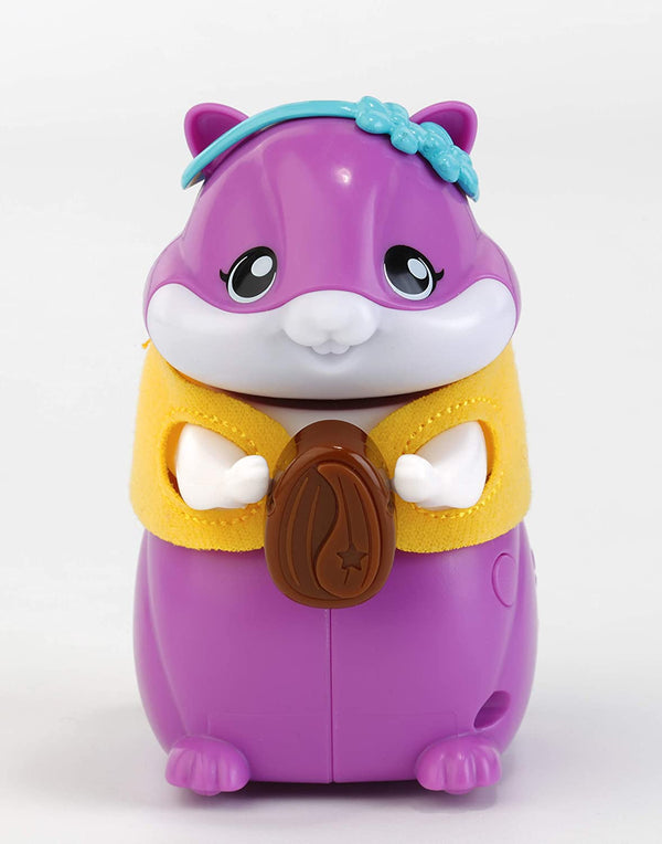 PETSQUEAKS^TM HATTIE THE HAMSTER (PURPLE VERSION)