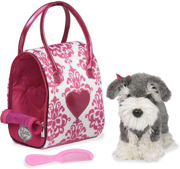 Pink/W. Glam Bag & Schnauzer