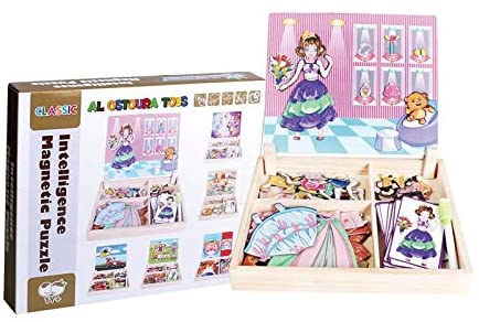 Princess intelligence magnetic Puzzle