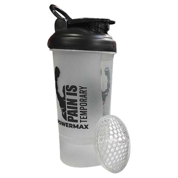 PSB-6S-W (600ml) Protein Shaker Bottle with Single Storage