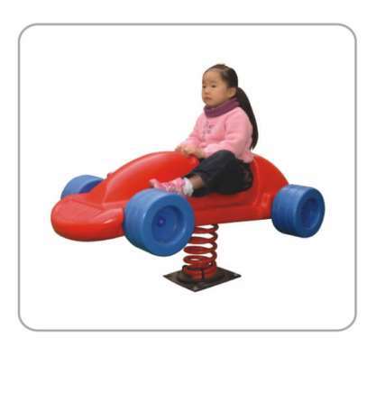 Race Car Shape Outdoor Seesaw