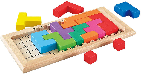 Russian Blocks Educational Wooden Toy