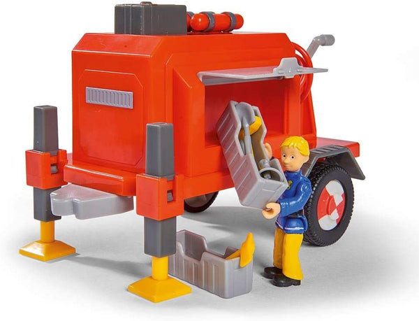 SIMBA - FIREMAN SAM  TRAILER INCL. 1 FIGURINE