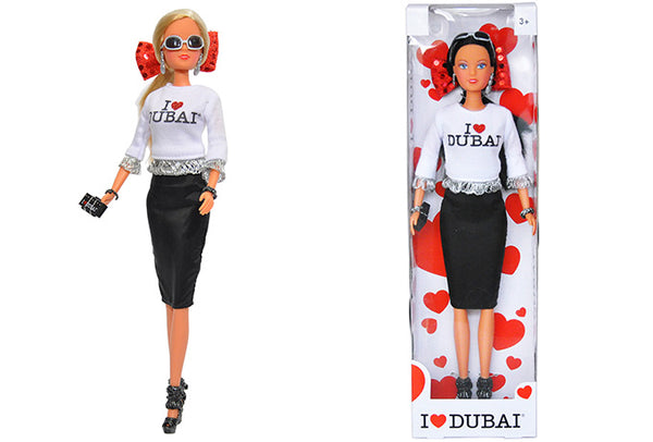 SIMBA - I LOVE DUBAI DOLL WITH CLUTCH