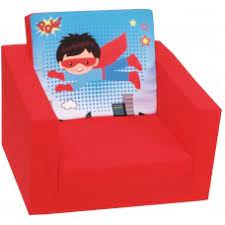 Single Sofa - Super Hero Red