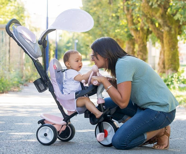 Smoby - Tricycle Baby Driver Plus Pink